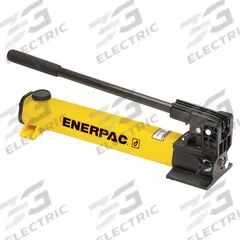 ENERPAC Hydraulic Hand Pump: 2 Stages, Single Acting, 10,000 psi Max. Pressure 1st Stage, Steel (MPN P391). Key specifications — Brand: ENERPAC; Cylinder Compatibility: Single Acting.