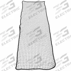 US NETTING Conveyor Safety Netting: 50 ft Net Lg, 3 ft Net Wd, 3/8 in Rope Dia, Nylon, Light Duty (MPN CVNLD-350). Key specifications — Brand: US NETTING; Net Material: Nylon.