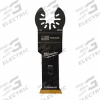 MILWAUKEE Oscillating Tool Blade: 1 1/8 in Blade Wd, 4 1/4 in Overall Lg, Straight Cutting, 3 PK (MPN 49-25-1253). Key specifications — attr1097473: Nail-Embedded Wood; attr1097476: MILWAUKEE; attr1097456: Straight Cutting.