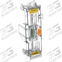 BUSSMANN Fuse Block Cover: For J Fuse Class or Type, 600 V AC, Indicating, Compatible Fuse Series JM (MPN CVRI-J-60100-M). Key specifications — Compatible Fuse Series: JM; Manufacturer Part Number: CVRI-J-60100-M; Brand: BUSSMANN.
