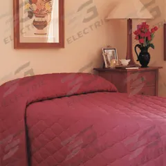MARTEX Bedspread: Queen Fits Mattress Size, 118 in Overall Lg, 100 in Overall Wd, Chianti, Quilted (MPN MAINSPREAD CHIANTI). Key specifications — Color: Chianti; Fabric Material: Cotton/Polyester Blend; Fabric Pattern: Solid; Fiberfill Material: Polyester; Stitching Pattern: Quilted; Brand: MARTEX.