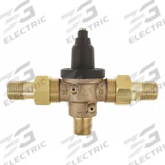 BRADLEY Thermostatic Mixing Valve: 1/2 in Inlet Connection Size, 1/2 in Outlet Connection Size (MPN S59-4007). Key specifications — attr1037827: BRADLEY.
