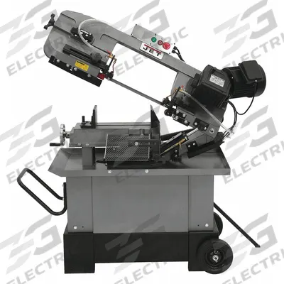 JET Band Saw: Combo Horizontal/Vertical, 115/230V AC, 7 in x 10 1/2 in, 145 to 245 SFPM - Semi-Automatic Combination Vertical/Horizontal Band Saws