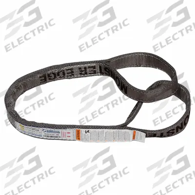 STREN-FLEX Web Sling: Type 3, Nylon, 16 ft Sling Lg, 16 in Eye Lg - Protected-Edge Nylon Flat-Eye Web Slings