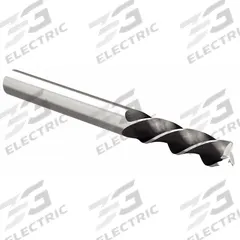 WIDIA HANITA Corner Radius End Mill: Carbide, 3 Flute, 3/16" Mill Dia, 5/8" LOC, 0.015" Rad, 2" OAL (MPN 3A19E05011RAT UNCOATED)