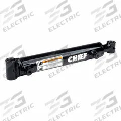 CHIEF Welded Hydraulic Cylinder: 6 in Bore Dia., 8 in Stroke Lg, 19 in Retracted Lg, 84,820 lb (MPN 216216). Key specifications — attr95618: Double Acting; attr98893: CHIEF.