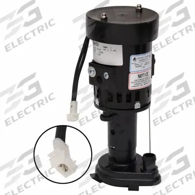 HARTELL Ice Machine Pump: 11/24 hp, 115V AC, 0 Discharge Adapters - Ice Machine Pumps