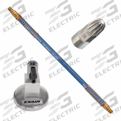 EXAIR Blow Off Station: 14 scfm Air Consumption, Forceful, 250 psi Air Pressure - Bend & Stay Blow Off Stations