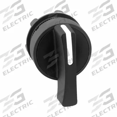 SCHNEIDER Long-Handled Selector Switch: 22 mm Panel Mount Size, 3 Positions - Selector-Switch Operators
