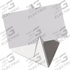 SPRING USA Menu Holder: Stainless Steel, Silver, 3 in Overall Wd, 3 in Overall Lg, 4 in Overall Ht (MPN 321-6*12)