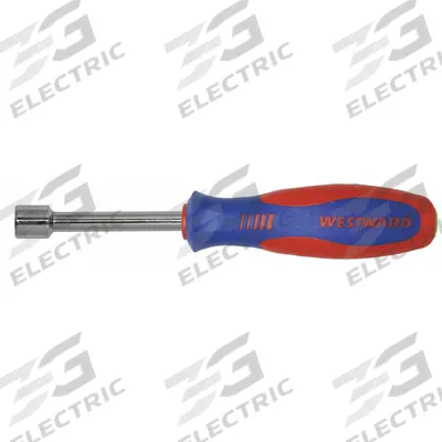 WESTWARD Hollow Round Shank Nut Driver: Straight, Metric, Without Magnetized Tip - Standard Nut Drivers