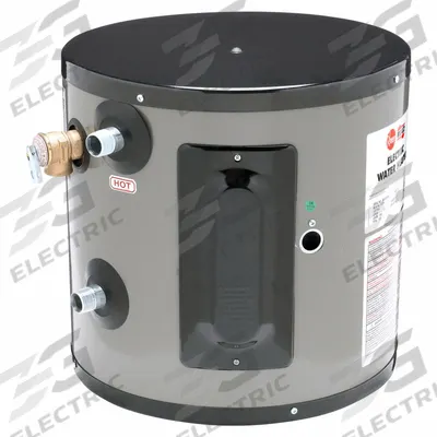 RHEEM Electric Water Heater: 208V, 6 gal, 6,000 W, Single Phase, 15.12 in Ht - Compact Commercial Electric Water Heaters