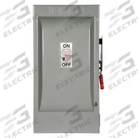 SIEMENS Safety Switch: Fusible, 200 A, Three Phase, 240V AC, Galvanized Steel, Indoor (MPN HF324N). Key specifications — Brand: SIEMENS.