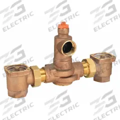 POWERS Emergency Mixing Valve: For Hot Water/Water Media, Emergency, Bronze, NPT x NPT, NPT, Female (MPN ES150-11). Key specifications — Includes: Temperature Gauge; Brand: POWERS.