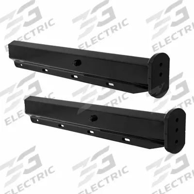 BUYERS PRODUCTS Mudflap Hanger: Steel, 2 11/16 in Overall Wd, 4 5/8 in Overall Ht - Fleet and Vehicle Maintenance