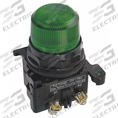 EATON Pilot Light: 30 mm Panel Mounting Size, Green, LED - LED Pilot-Lights
