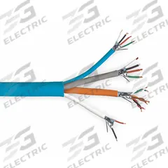 CAROL Communication Cable: 500 ft Cable Lg, (2) 22 AWG/(4) 18 AWG/(4) 22 AWG, Riser, Comm Cable, PVC (MPN 4ERS1S.38.07). Key specifications — Application: Communications; Fire Rating: Riser; Insulation Material: PVC; Jacket Material: PVC; Manufacturer Part Number: 4ERS1S.38.07; Product Type: Communication Cable; Brand: CAROL; Conductor Gauge: (4) 18 AWG.