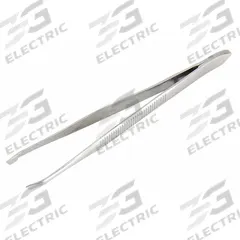 FIRST AID ONLY Forcep: Stainless Steel, 3 1/2 in Overall Lg, Curved Tip (MPN 17-010). Key specifications — Tip Style: Curved; Material: Stainless Steel; Brand: FIRST AID ONLY; Color: Silver.