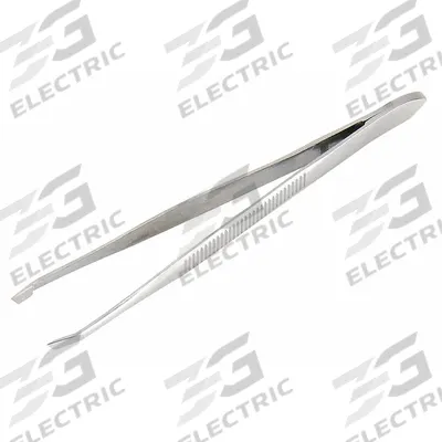 FIRST AID ONLY Forcep: Stainless Steel, 3 1/2 in Overall Lg - Metal Medical Tweezers