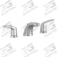 AMERICAN STANDARD Low Arc Bathroom Faucet: Colony Pro, Metal, Brushed Nickel Finish, Widespread, Arc (MPN 7075800.295). Key specifications — Includes: Drain; Brand: AMERICAN STANDARD; Series: Colony Pro.