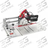 SKIL Flooring Saw: 4 3/8 in Blade Dia., 11,000 RPM Max. Blade Speed, Dry, 120 V AC Volt, 7 A Current (MPN 3601-02). Key specifications — attr1170204: Dry; attr1170223: SKIL.