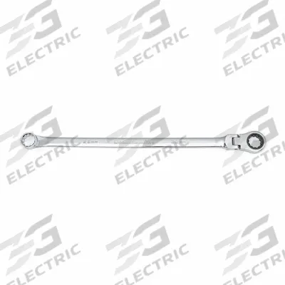 GEARWRENCH Box End Wrench: Steel, Chrome, 22 mm Head Size, 18 3/4 in Overall Lg - Metric, Double End, 12-Point, Ratcheting Box End Wrenches