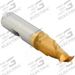 CLEVELAND Square End Mill: High Speed Steel, TiN Coated, 2 Flute, 7/16" Mill Dia, 13/16" LOC (MPN C33768)