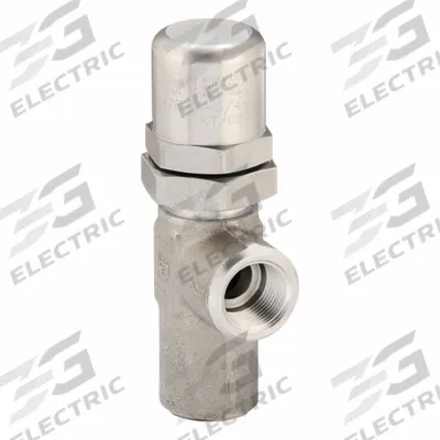 Parker Pressure Control Valve: 15 gpm, 90 psi Max Set, Stainless Steel - Soft-Seat Pressure Control Valves