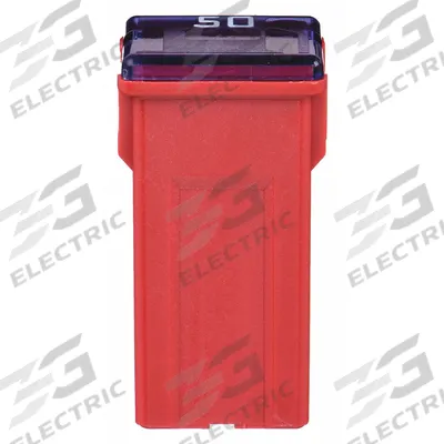 BUSSMANN Automotive Fuse: FMX Series, Red, Female, Cartridge, Time-Delay, 50 A, 12 V DC - Female Time-Delay Fuses