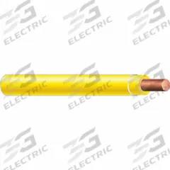 Wire: Copper, 10 AWG, 1 Conductors, Solid, Yellow, 1,250 ft Lg, THHN/THWN (MPN 58022005). Key specifications — Voltage: 600 V; Brand: SOUTHWIRE.