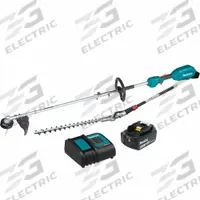 MAKITA Combination Kit: LXT®, Trimmer and Hedge Trimmer, 13 in String Trimmer Cutting Wd, 4.0 Ah (MPN XUX02SM1X2). Key specifications — Battery Capacity: 4.0 Ah; Combo Type: Trimmer and Hedge Trimmer.