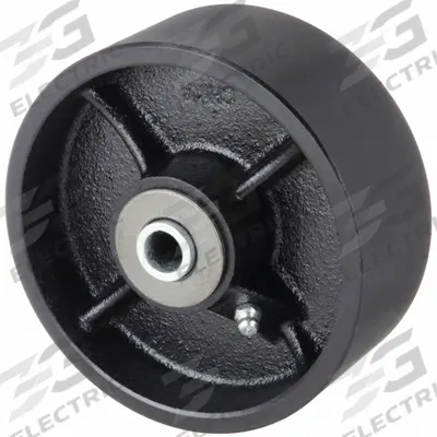 APPROVED VENDOR Caster Wheel: 5 in Wheel Dia., 2 in Wheel Wd, Iron, 1,700 lb Load Rating - Iron Tread Wheels