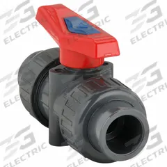 APPROVED VENDOR Manual Two-Way Ball Valve: 3/4 in, PVC, Straight, Socket x FNPT, Std Port Ball Port (MPN 4PGD4). Key specifications — attr1008170: APPROVED VENDOR; attr1017899: Lever.