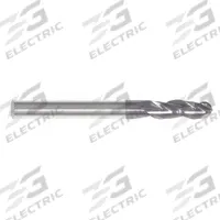 APPROVED VENDOR Ball End Mill: Carbide, AlTiN Coated, 3 Flute, 3/4" Mill Dia, 1-1/2" LOC, 4" OAL (MPN 222-001253)