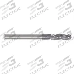APPROVED VENDOR Ball End Mill: Carbide, AlTiN Coated, 3 Flute, 3/4" Mill Dia, 1-1/2" LOC, 4" OAL (MPN 222-001253)