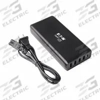 EATON TRIPP LITE Device Charging Station: (4) USB A Ports/USB C Port, Power Cord, 3 in Overall Wd (MPN U280-005-WS4C1). Key specifications — attr114785: Power Cord; attr117154: EATON TRIPP LITE; attr114784: USB-IF Certification Ensures Rigorous Testing and Top-of-the-Line Performance.