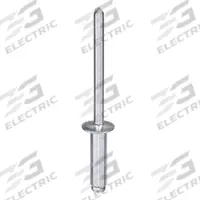 Blind Rivet,0.1875 in dia,PK100: Inch, 9/32 in Body Lg, 0.1875 in Shank Dia, Open End, Dome, 100 PK (MPN 1899PK). Key specifications — Brand: APPROVED VENDOR.