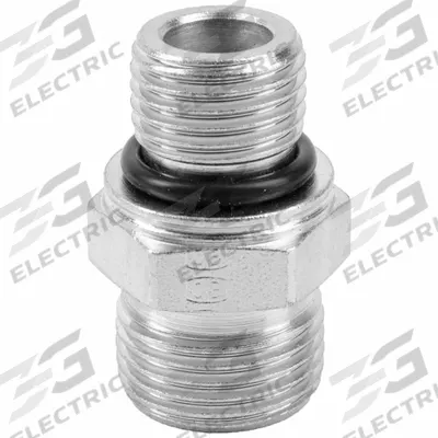 ERMETO Compression Fitting Adapter: 16 mm OD Size, M18 x 1.5 Thread Size - Flareless Bite-Type Steel Compression Fittings