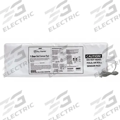 CREST HEALTHCARE SUPPLY Bed Sensor Pad: 30 in L x 10 in W x 1/8 in H (MPN 114451) - Pads for Fall Monitoring Systems