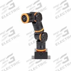 IGUS Cobot: Rebel, 5 Degrees of Freedom, 313.6 mm Max Reach, 0.5 kg Max Payload, Plug-and-Play (MPN REBEL-KID-00). Key specifications — Positioning Accuracy: +/- 1 mm; Manufacturer Part Number: REBEL-KID-00; Brand: IGUS; Control System: Plug-and-Play; Drive System: BLDC Rotary Joint.