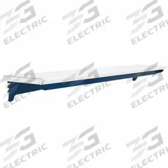 BENCHPRO Top Shelf: 96 in Overall Wd, 12 in Overall Dp, White, Steel, Includes Mounting Hardware (MPN TS1296 + IUL96 blueFRwhTOP). Key specifications — Includes Mounting Hardware: Yes; Color: White.