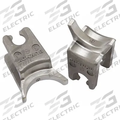 BURNDY Upper and Lower Crimping Die: 2/0 to 4/0 AWG ACSR/2/0 to 4/0 AWG Aluminum - Burndy Replacement Crimping Dies