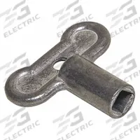 WATTS Hydrant Key: HY1, Chrome Brass, Unfinished (MPN HY-1). Key specifications — Product Type: Hydrant Key; Material: Chrome Brass; Color/Finish: Unfinished; Brand: WATTS.