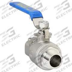 APPROVED VENDOR Manual Two-Way Ball Valve: 1 in, 316 Stainless Steel, Straight Valve Body, Two-Piece (MPN G-SSVM-100NLH). Key specifications — Brand: APPROVED VENDOR; Handle: Lever.