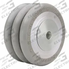HAMILTON Caster Wheel: 6 in Wheel Dia., 3 in Wheel Wd, Polyurethane, 2,600 lb Load Rating, Aluminum (MPN W-630-SWC95-1-1/4). Key specifications — Brand: HAMILTON; Tread Shape: UltraGlide; Wheel/Tread Color: Gray.