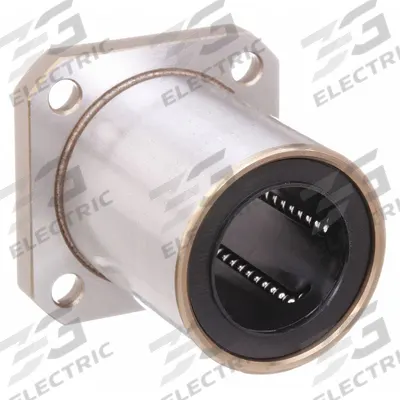NB Linear Square Flange Mount Bearing: Single, SWK, 1 in ID - Square-Flanged Linear Ball Bearings