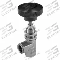 HAM-LET Plumbing Needle Valves: Angle Valve Body, 316 Stainless Steel, Integral Bonnet, FNPT x FNPT (MPN H-310U-SS-N-R-1/8-RS-A). Key specifications — For Media: Liquid; Standards: ISO 15848-1; Brand: HAM-LET; Valve Series: H300U; Stem Type: Regulating; Connection Gender - Side 2: Female; Connection Gender - Side 1: Female; Connection Type - Side 1: NPT.
