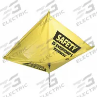 PIG Leak Diverter Tarp: 5 ft Lg, 5 ft Wd, Straps Leak Diverter Mounting, Polyester/PVC, Yellow (MPN TLS555-YW-81). Key specifications — Diverter Material: PVC; Diverter Color: Yellow; Leak Diverter Mounting Style: Straps; Brand: PIG.