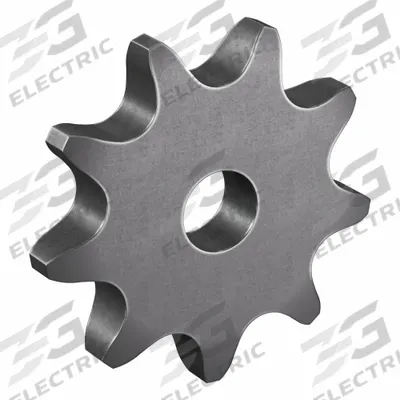 TRITAN Roller Chain Sprocket: No Hub, For Single Strands, 80, 9 Teeth, 2.924 in Pitch Dia - Size 80 Plain-Bore Roller Chain Sprockets