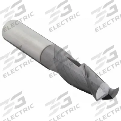 CLEVELAND Square End Mill: Carbide, TiAlN Coated, 2 Flute, 5/16" Mill Dia, 7/8" LOC - General Purpose Carbide Square End Mills
